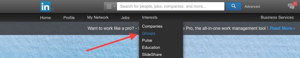 How to find LinkedIn Groups