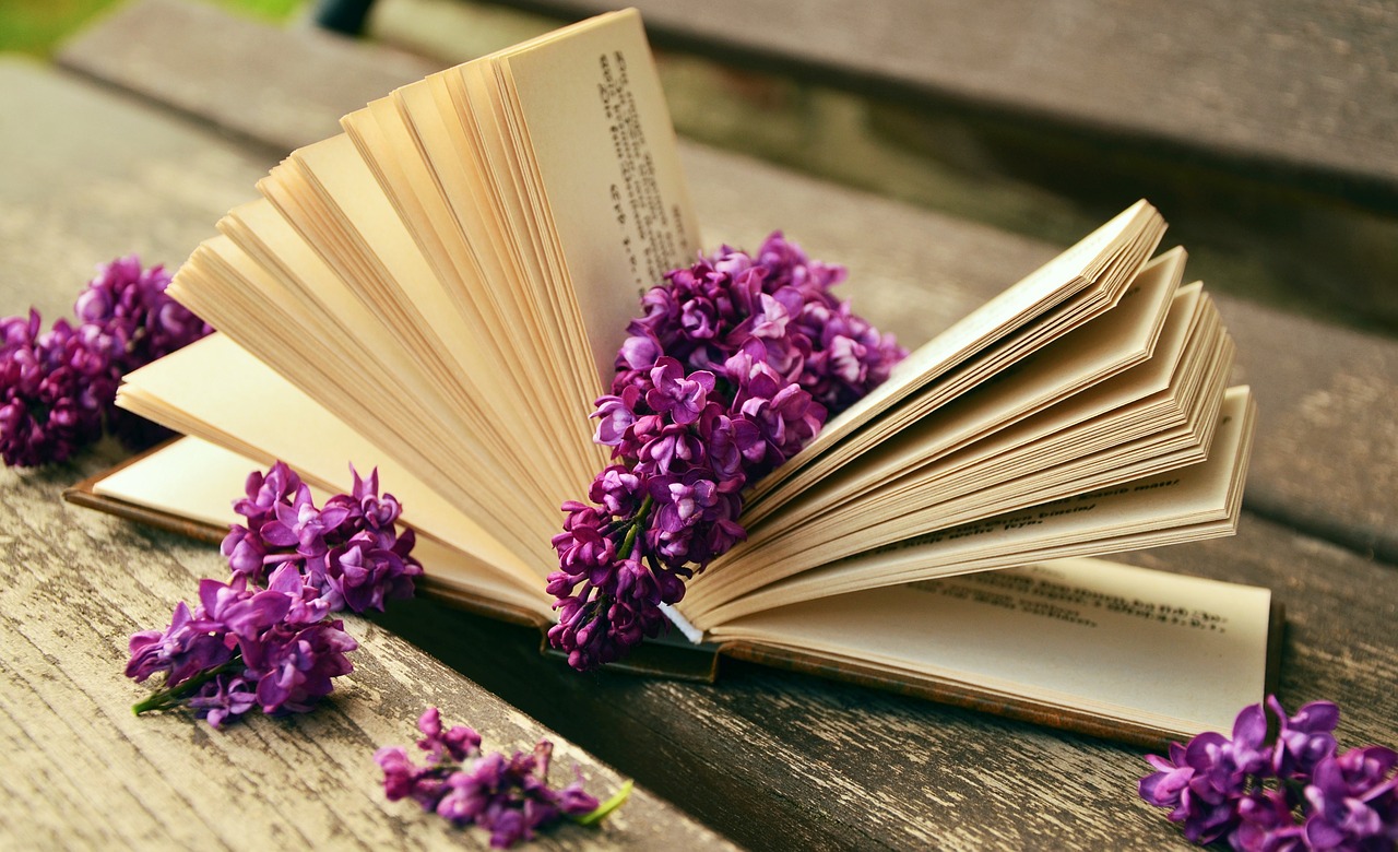 Book with Flowers