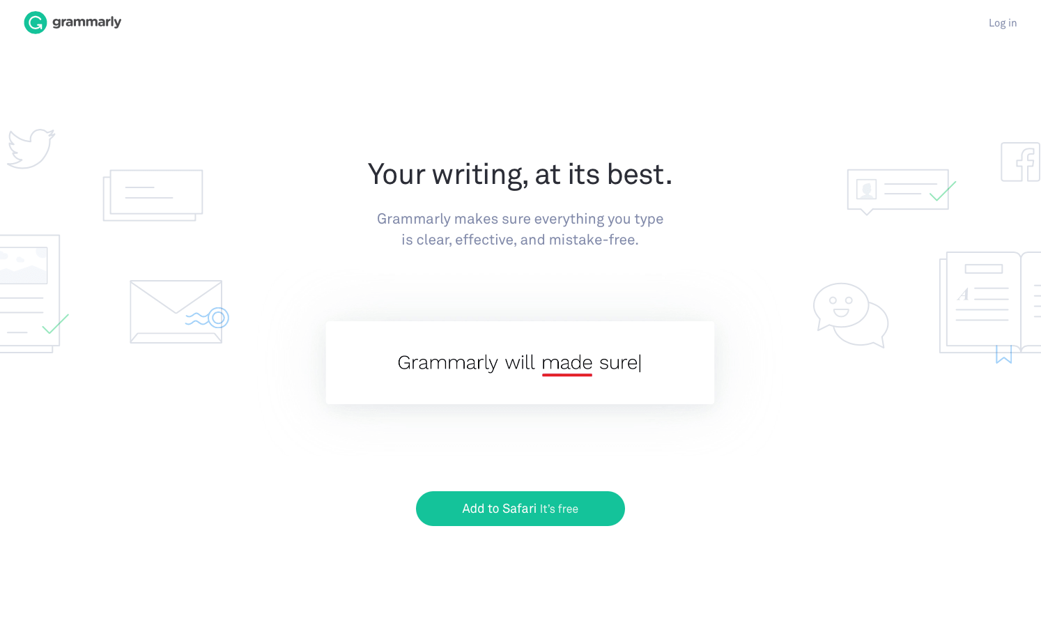 Grammarly Writing App Screenshot