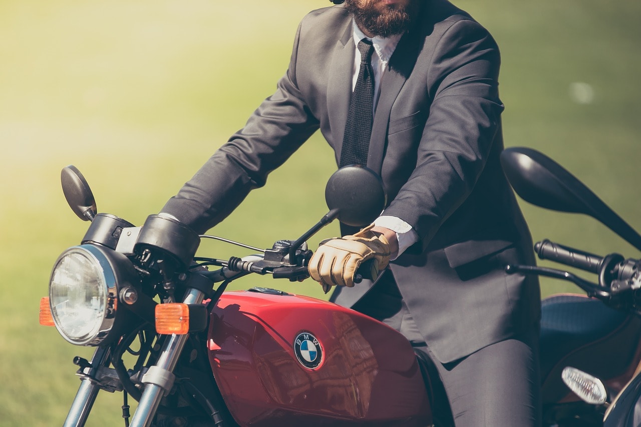 Man on Motorcycle - Example for What is a Buyer Persona
